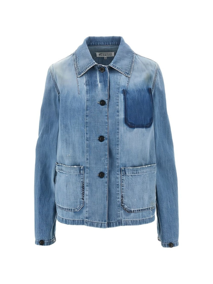 Maison Margiela Denim Jacket With Classic Collar