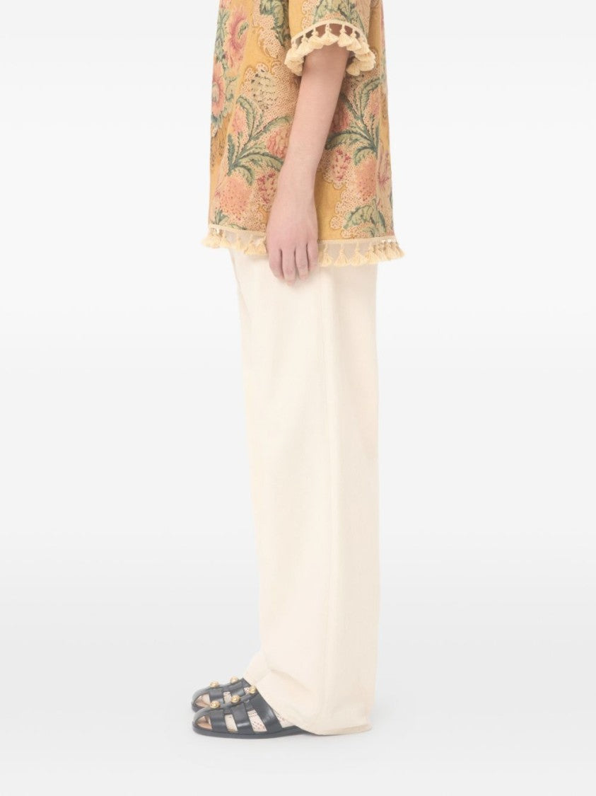 Valentino Garavani Wide-Leg High-Waist Denim Jeans