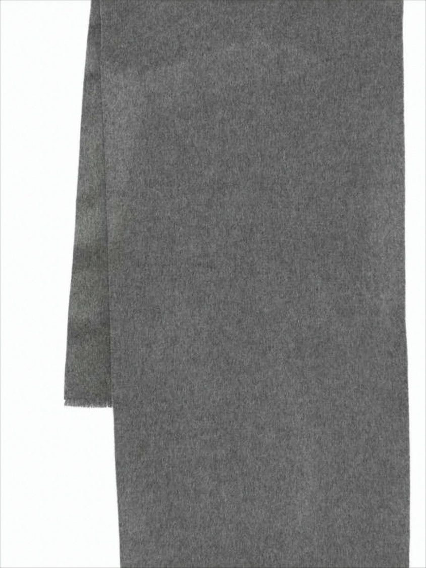 Jacquemus Rectangular Grey Wool-Cashmere Jacquemus Scarf