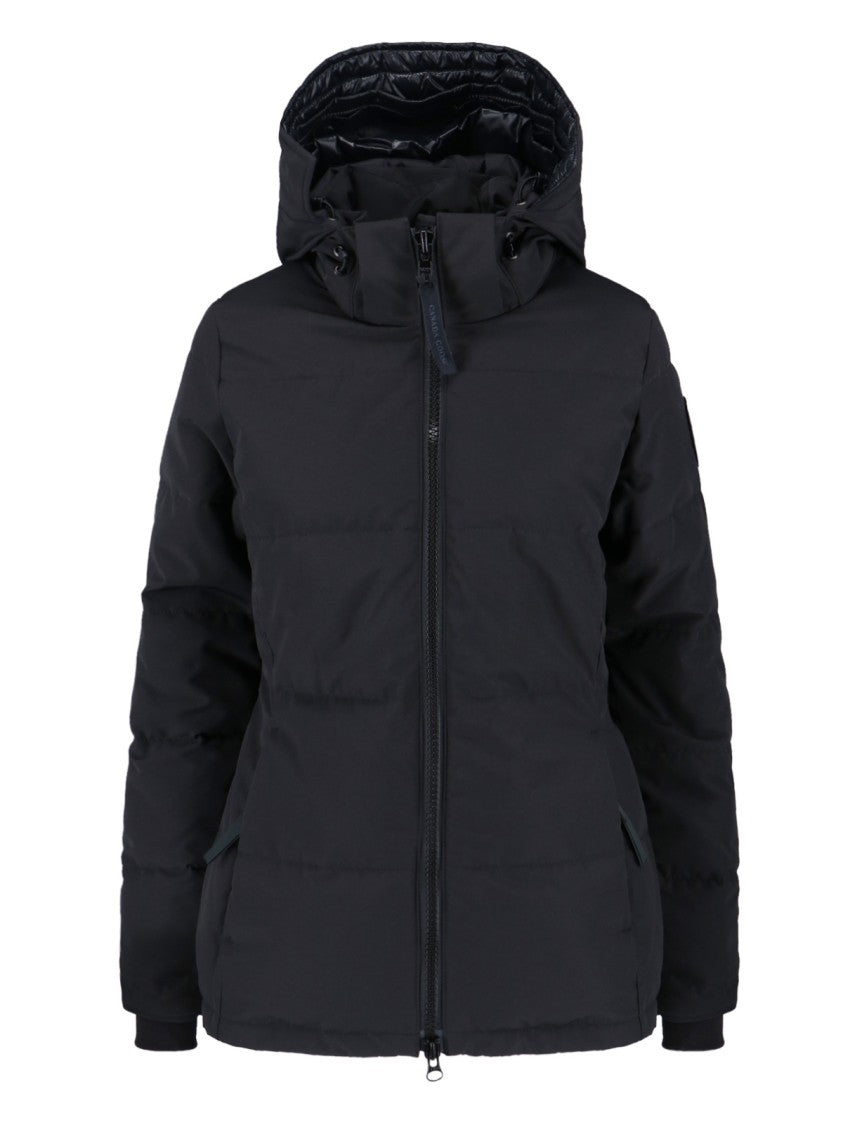 Canada Goose Black Fabric "Chelsea" Parka