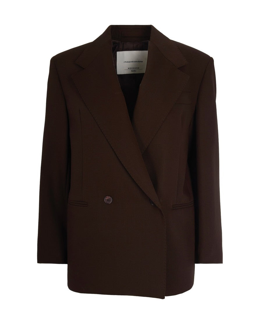 Max Mara Dark Brown Ginseng Jacket