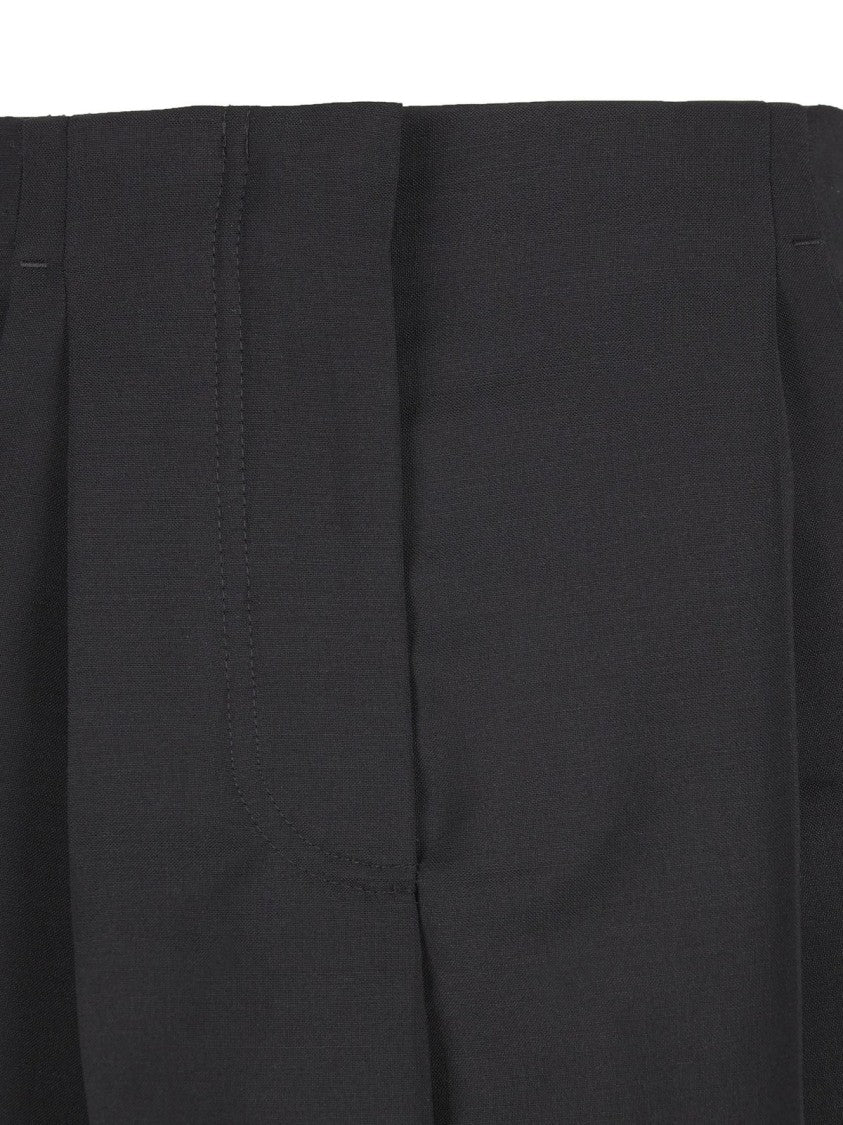 Fendi Wool And Mohair Pants – Black