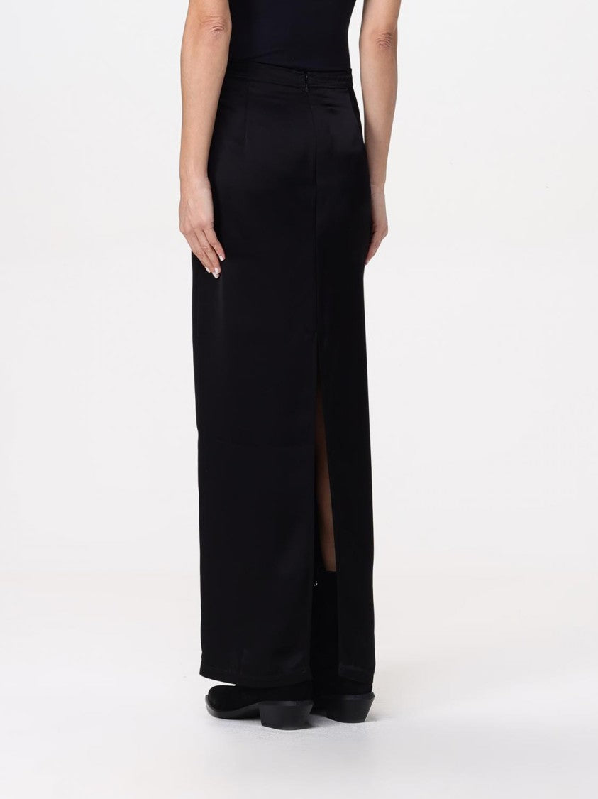 Pinko Black Acetate Skirt