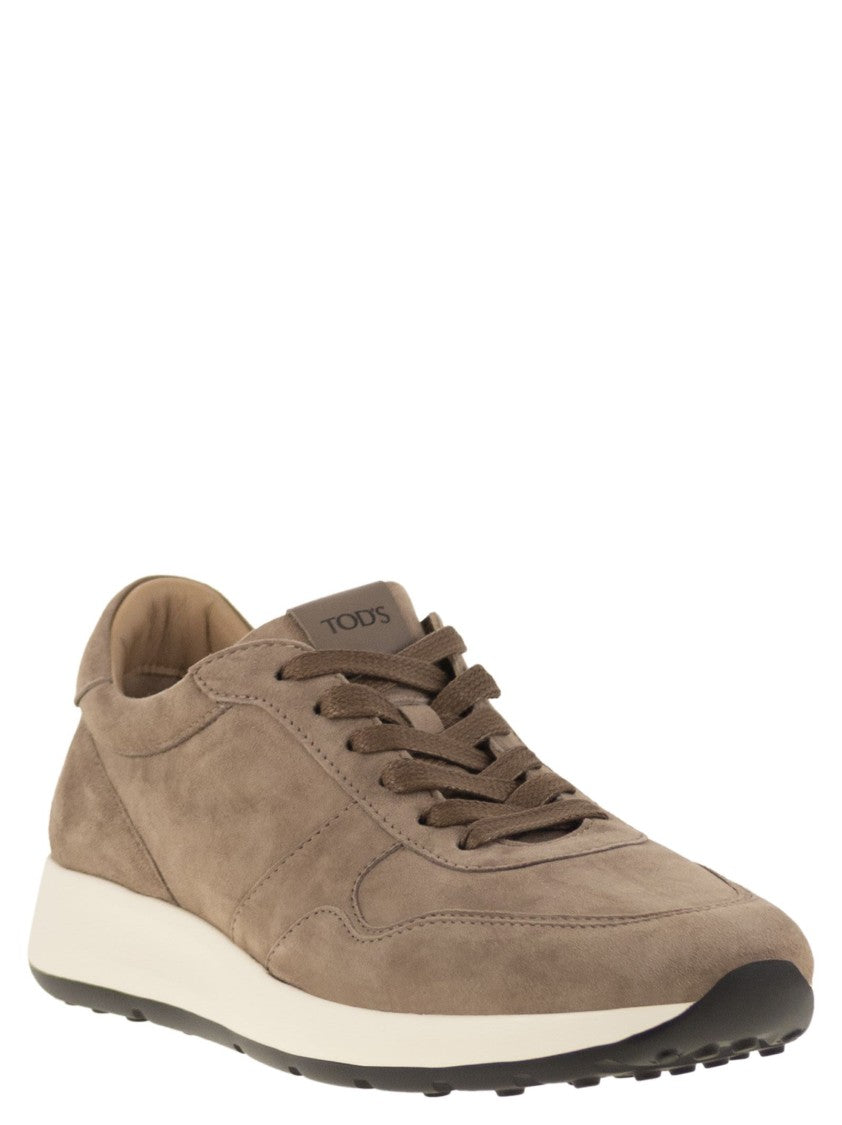 Tod's Red Dot Suede Sneakers By Pashmy