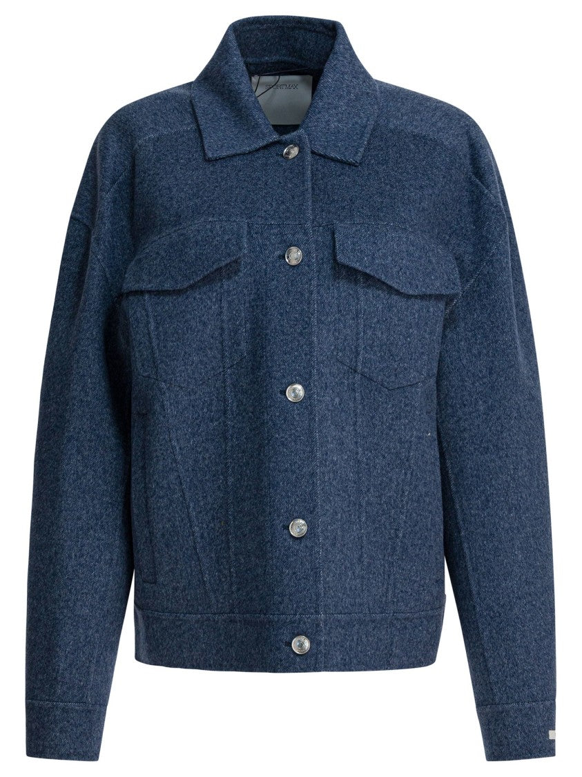 Max Mara Wool Overshirt Jacket