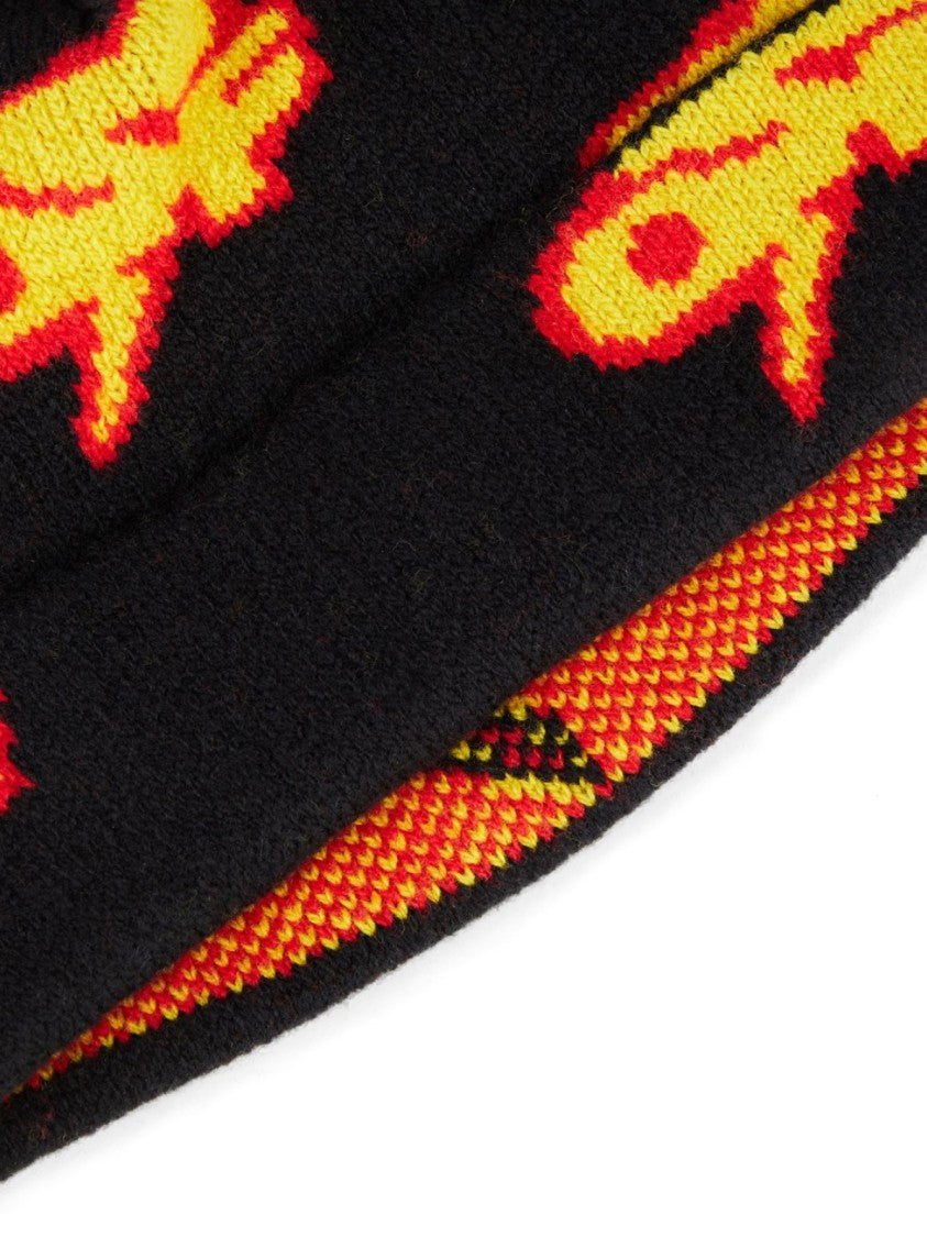 Off-White Off Thunder Logo Beanie