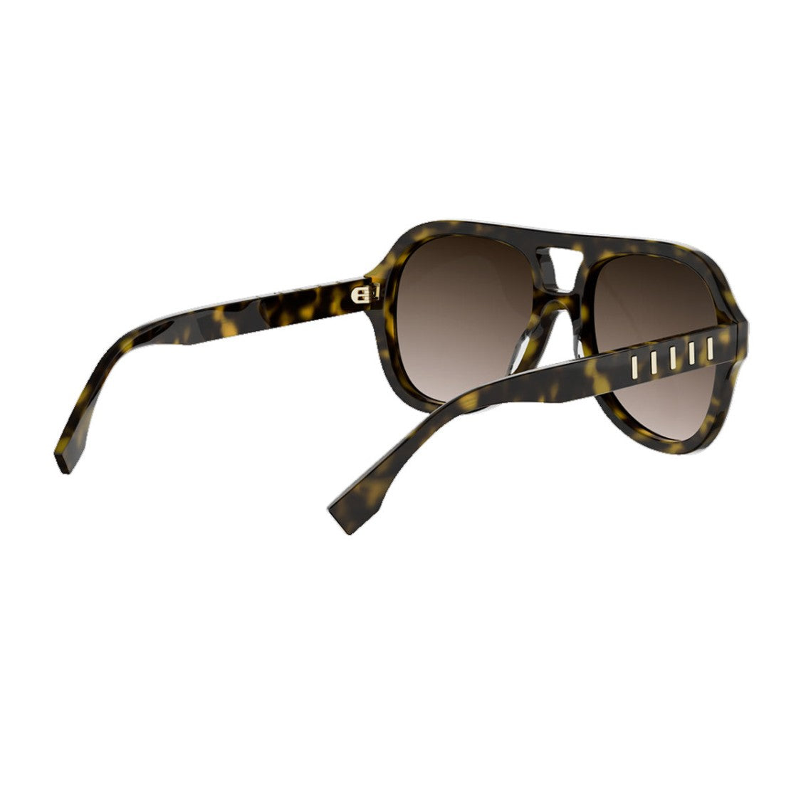 Fendi Havana Five Sisters Acetate Sunglasses