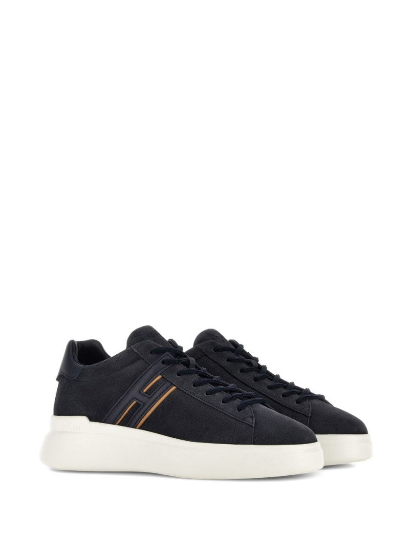 Hogan Suede H-Design Padded Sneakers