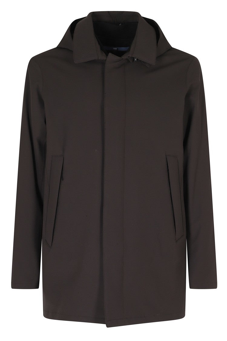 People Of Shibuya Cacao Hachiko 3-In-1 Soft Shell Polyamide-Blend Parka