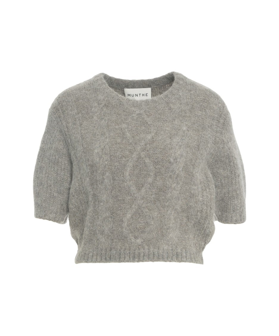 Munthe Loline' Cable Knit Sweater