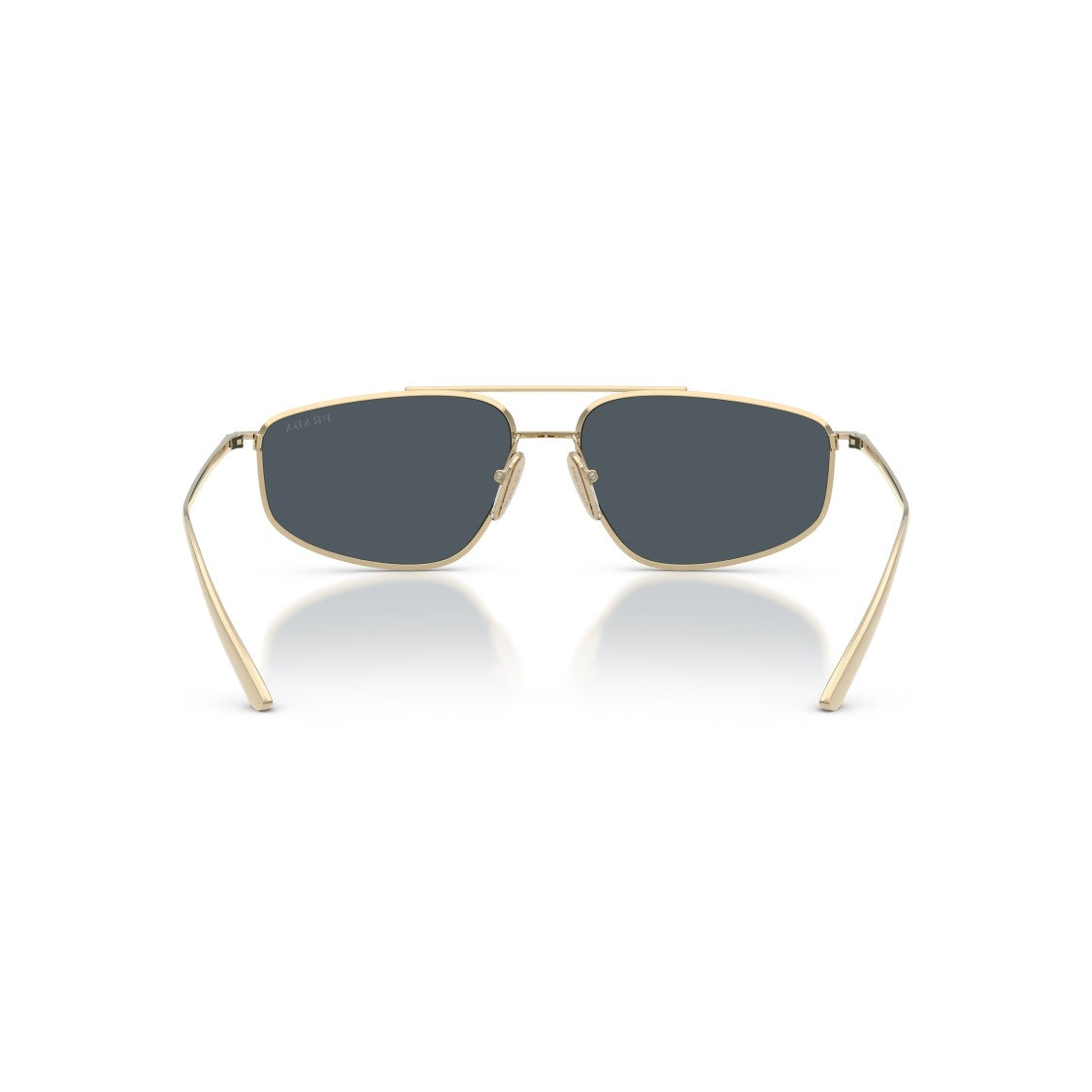 Prada 0Pr C51s Gold Metal Frame Sunglasses