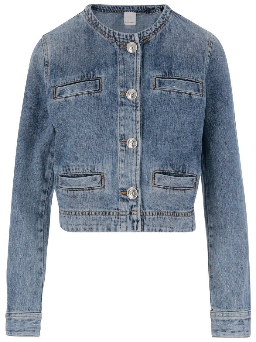 Pinko Cotton Denim Jacket
