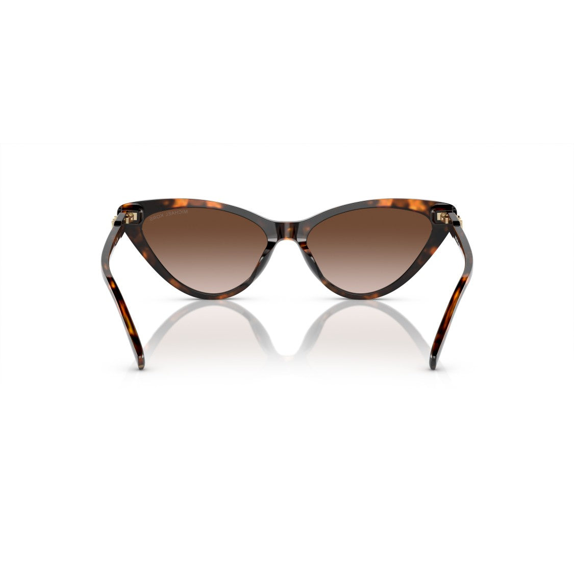 Michael Kors 0Mk2195u Cat-Eye Sunglasses With Tortoiseshell Frame And Gold Accents