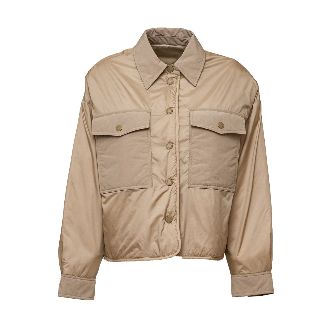 Max Mara Water-Repellent Reversible Short Padded Jacket