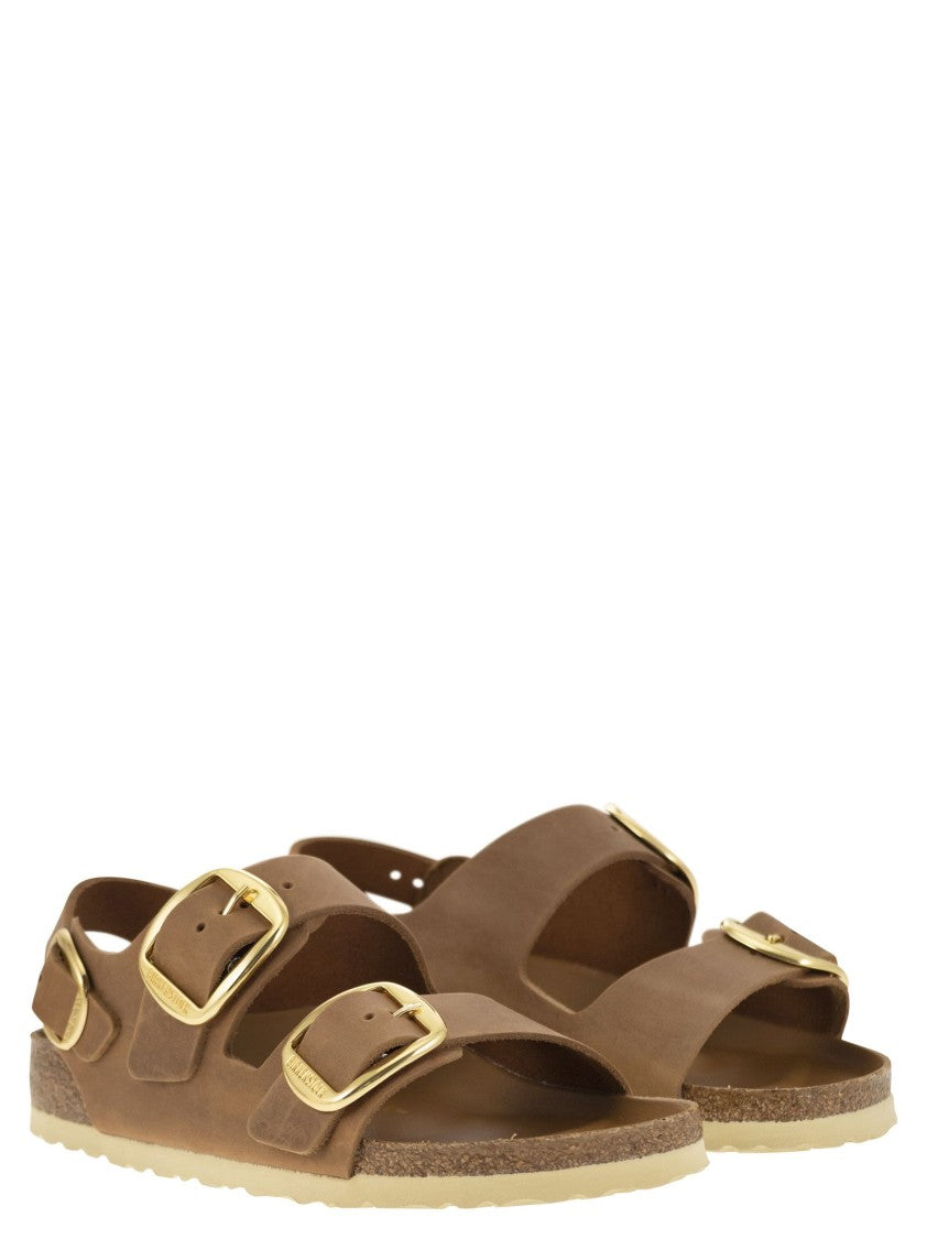 Birkenstock Milano Big Buckle - Oiled Leather Sandal