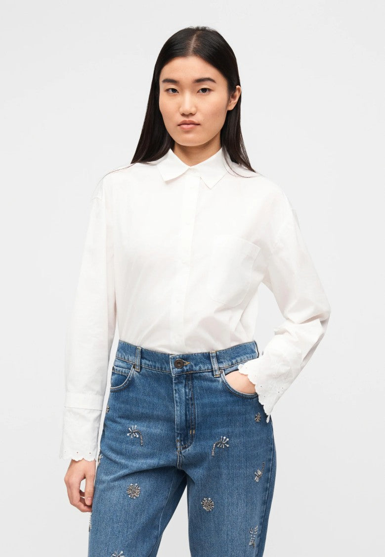 Max Mara Light Used Blue Denim Jeans