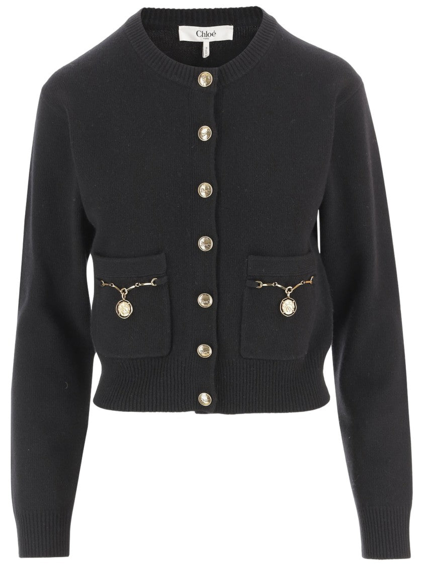 Chloé Elevated Wool And Cashmere Cardigan