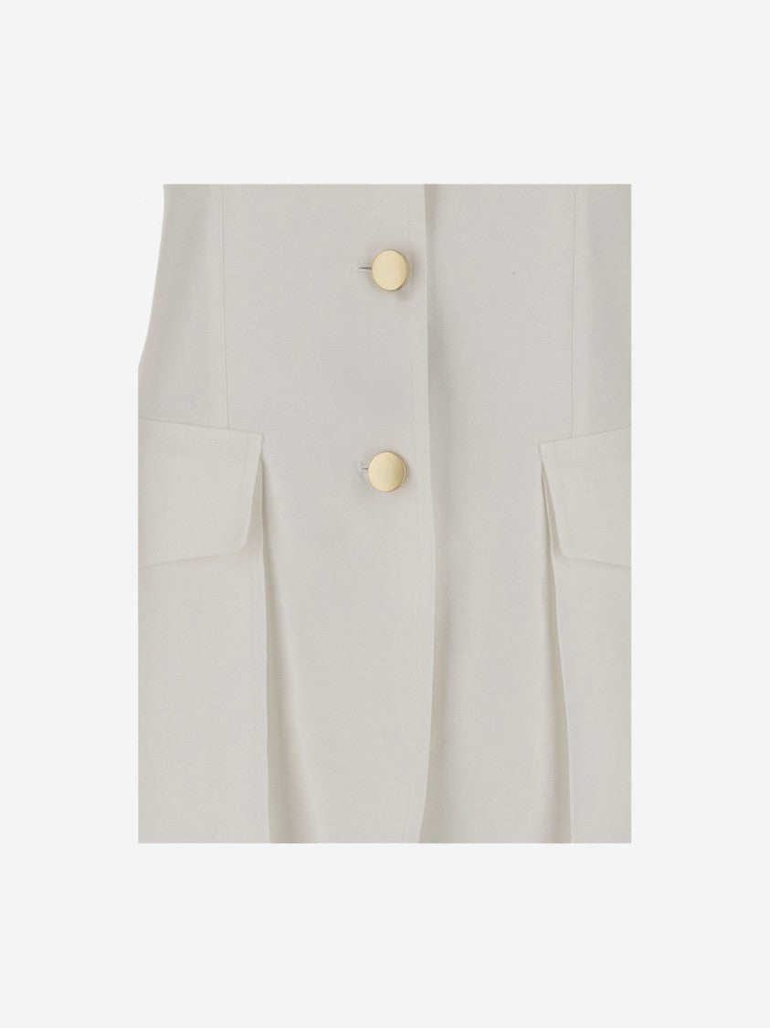 Tagliatore Single-Breasted Linen Jacket