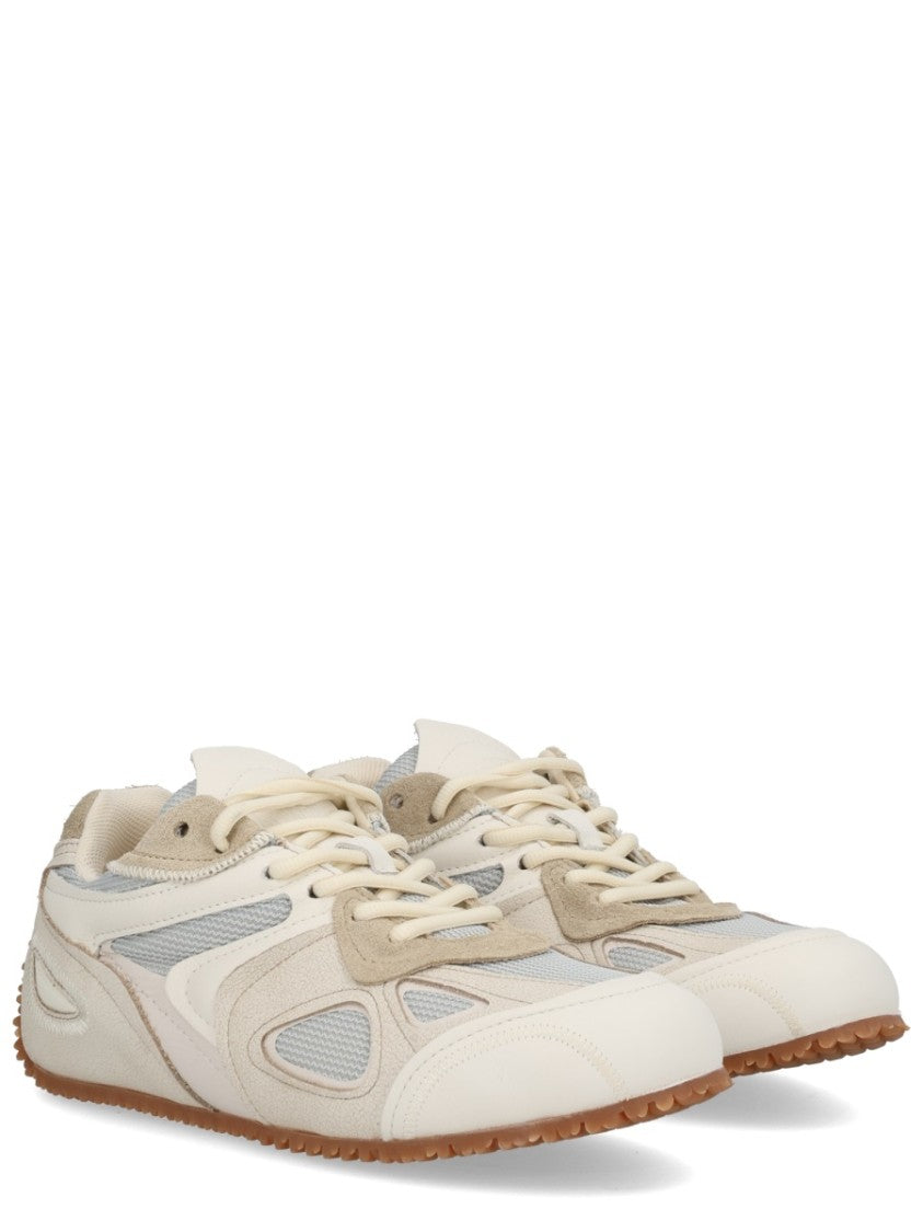 Axel Arigato Beige Slow Runner Layered Suede Sneakers