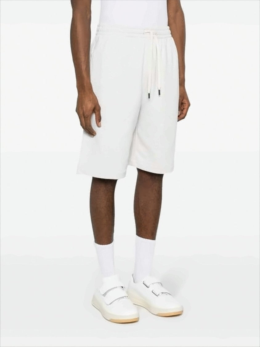 Isabel Marant Relaxed Fit Drawstring Shorts With Heathered Texture