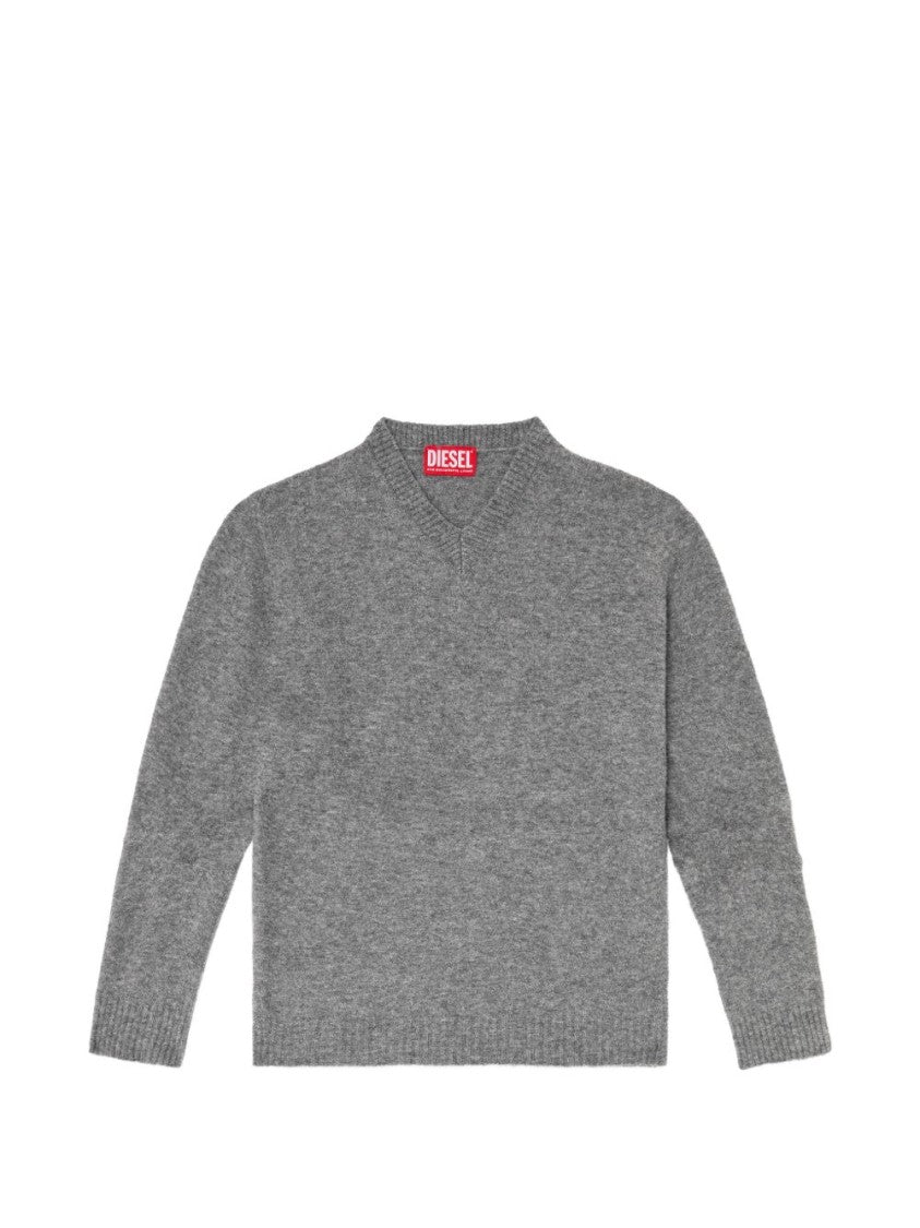 Diesel Silk And Nylon Blend Sweater With Crew Neck