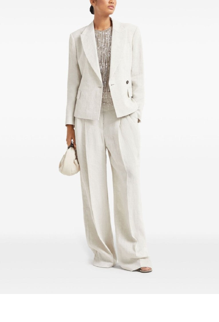 Brunello Cucinelli Tailored Blazer With Classic Lapel