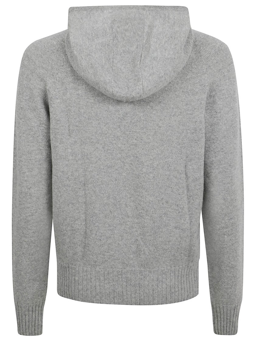 Tom Ford Seamless Cashmere Hooded Sweater With Relaxed Fit