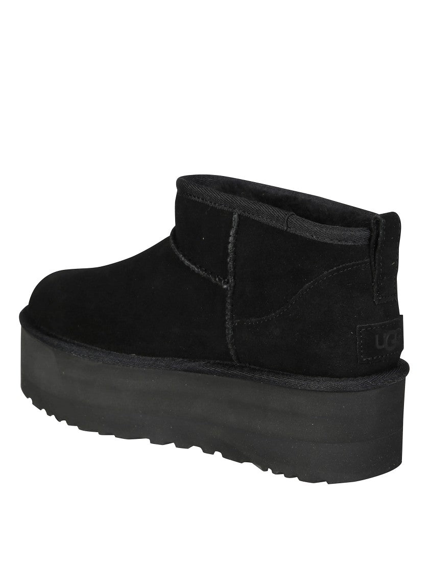 Ugg Plush Mini Platform Boot With Elevated Sole