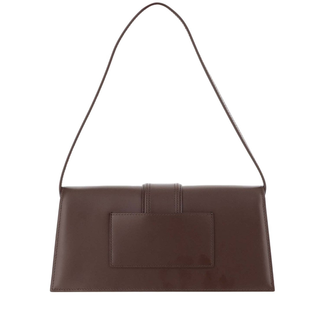 Jacquemus Rectangular Leather Bag With Magnetic Flap Closure And Gold-Detailing