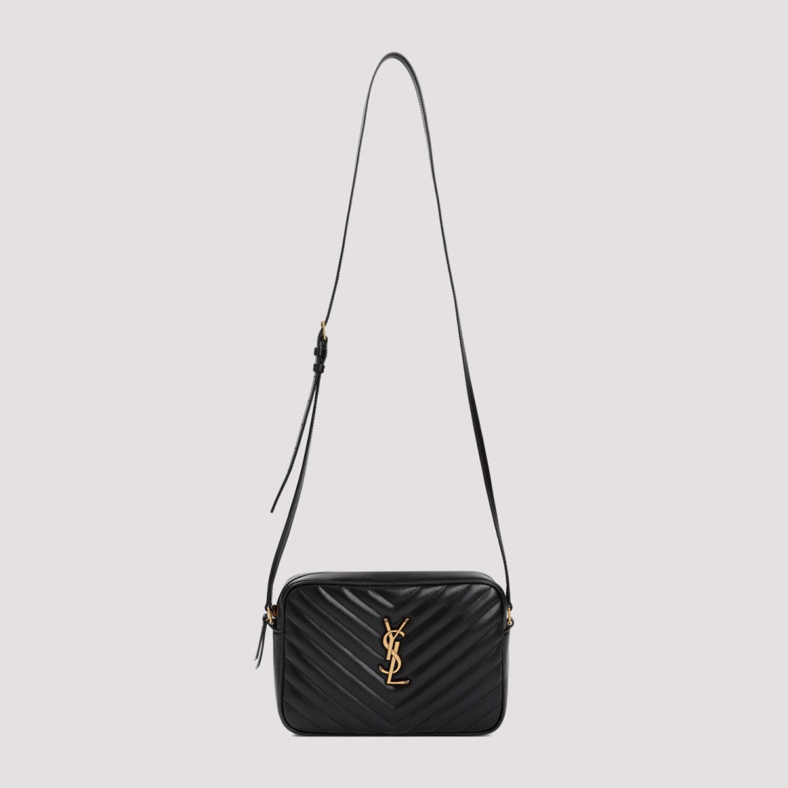 Saint Laurent Black Calf Leather Lou Bag