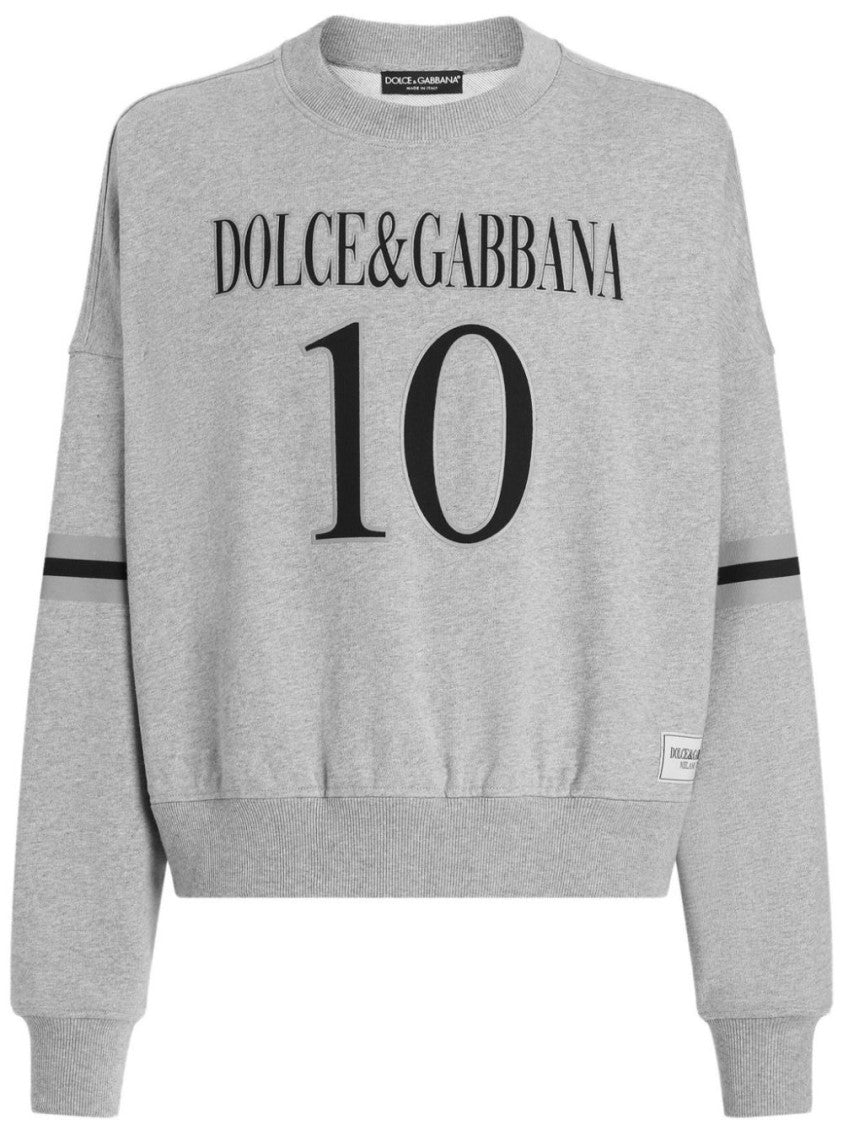 Dolce & Gabbana Long Sleeve Crew-Neck Sweatshirt