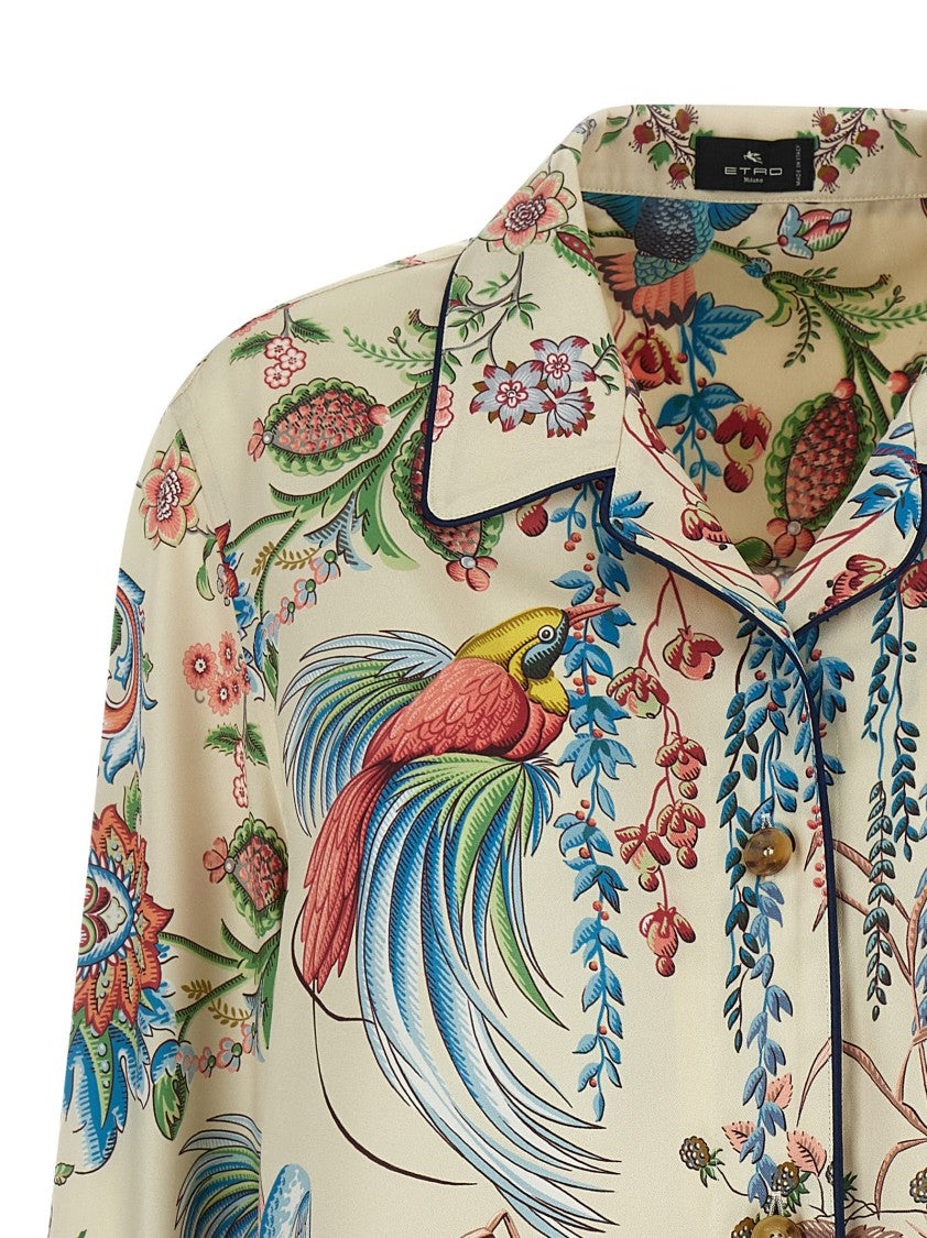 Etro 'Flora E Fauna' Print Shirt