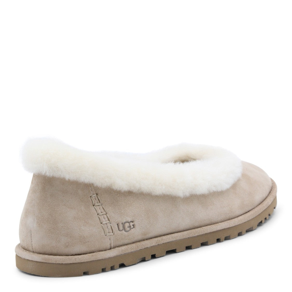 Ugg Beige Suede Flats