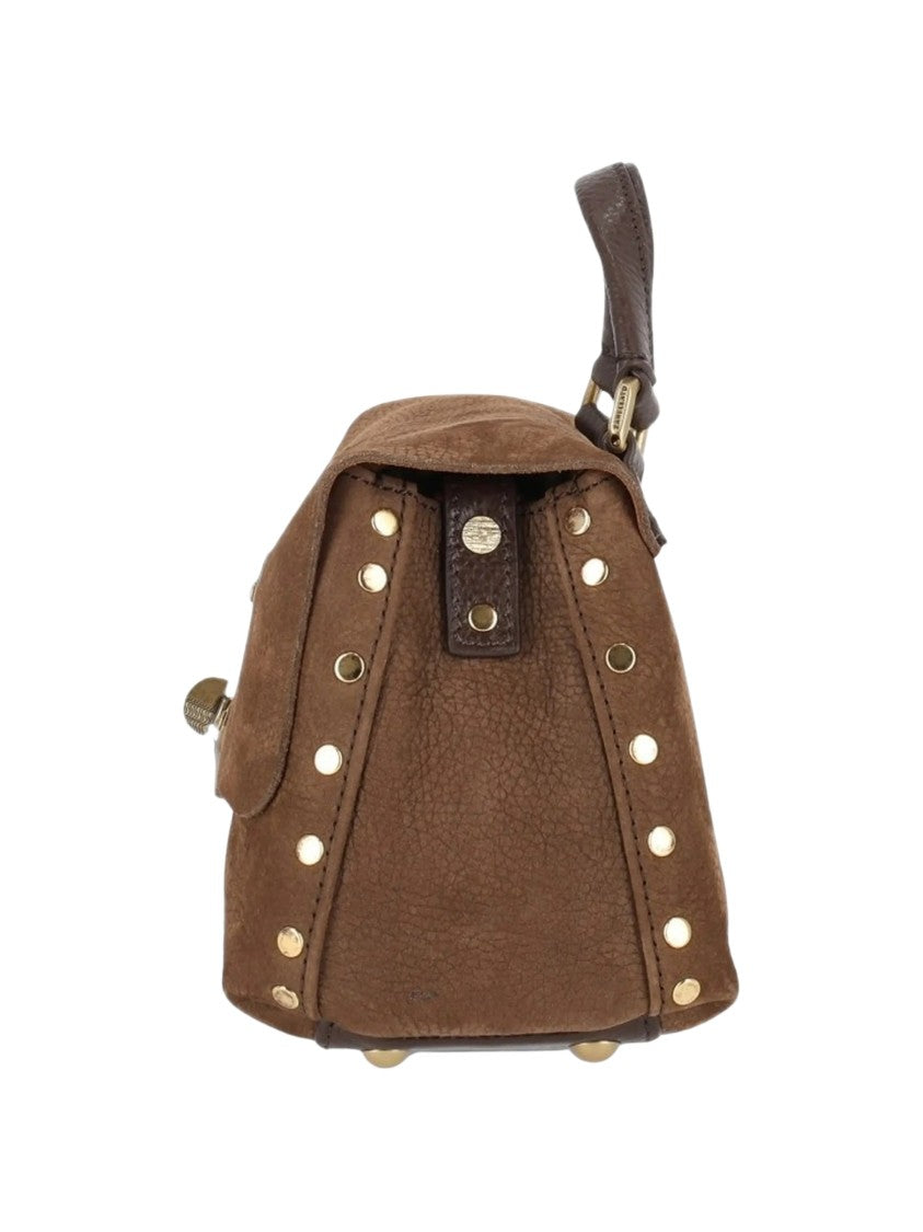 Zanellato Postina Jones Nabuk Nubuck Shoulder Bag