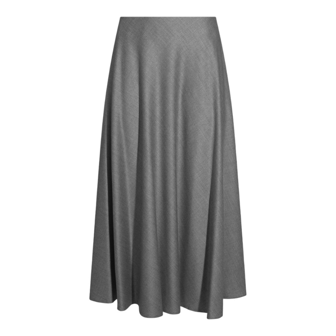 Tagliatore Fluid Subtle Sheen A-Line Midi Skirt