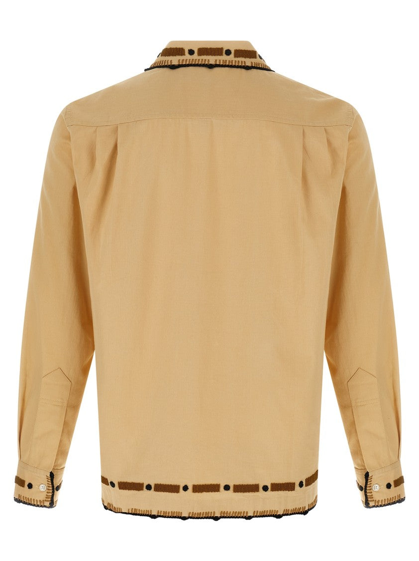 Bode 'Beaded Ryegrass' Shirt