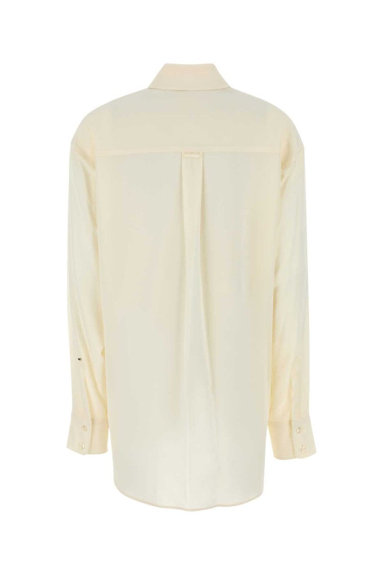 Sportmax Ivory Silk Tonale Shirt