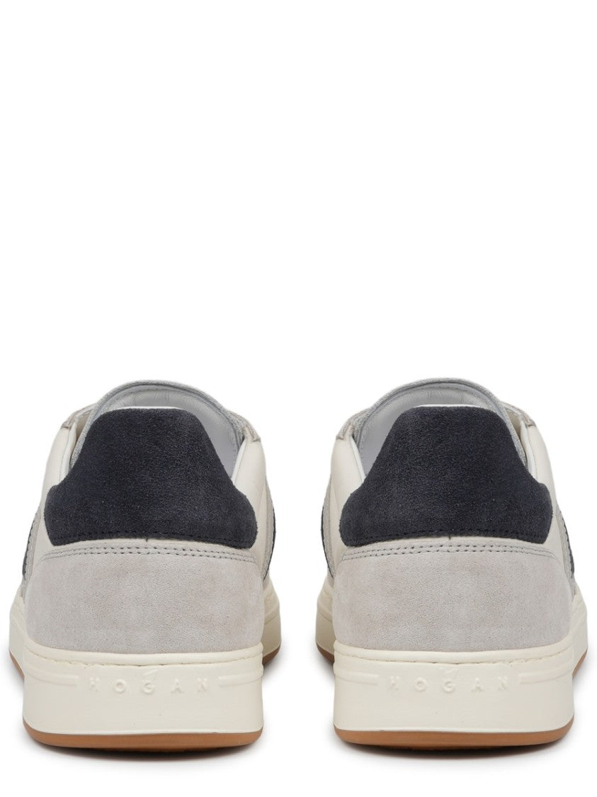 Hogan H-Tv Mutton Calfskin Panel Sneakers