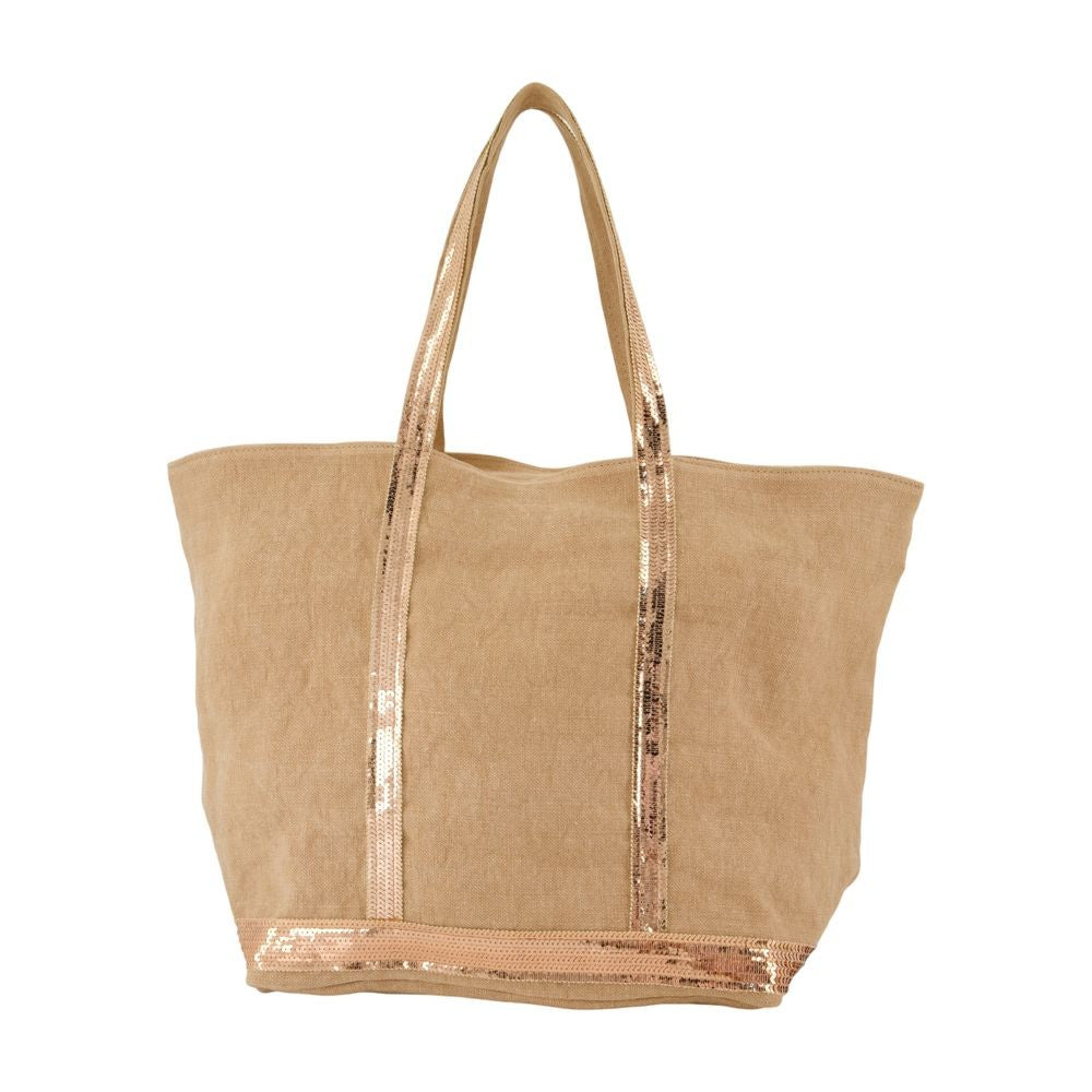 Vanessa Bruno L Zippe Shopper Bag - Linen - Pink