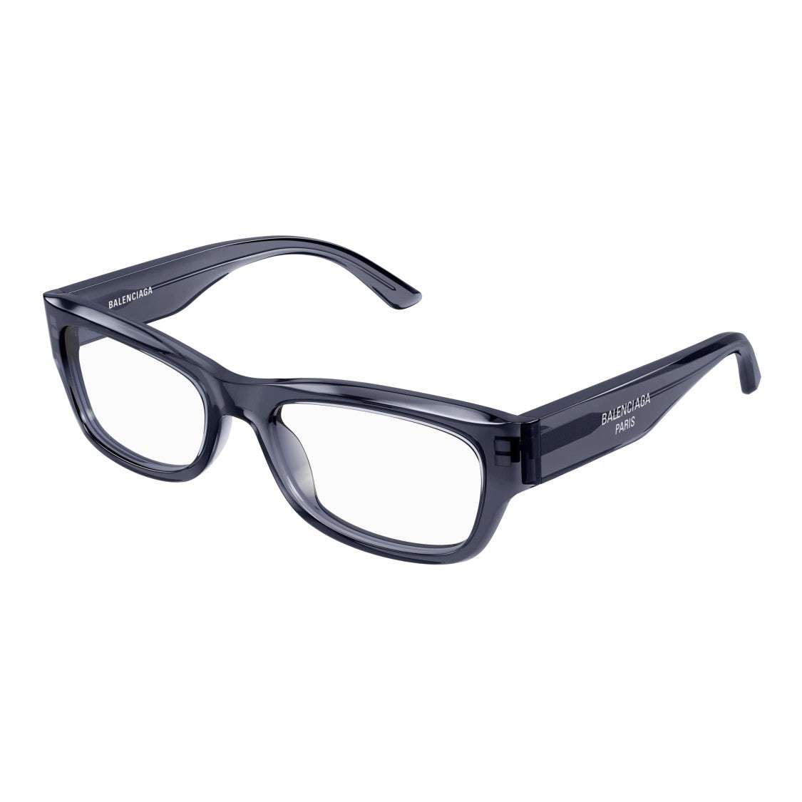 Balenciaga Bb0392o Rectangular Grey Acetate Eyeglasses