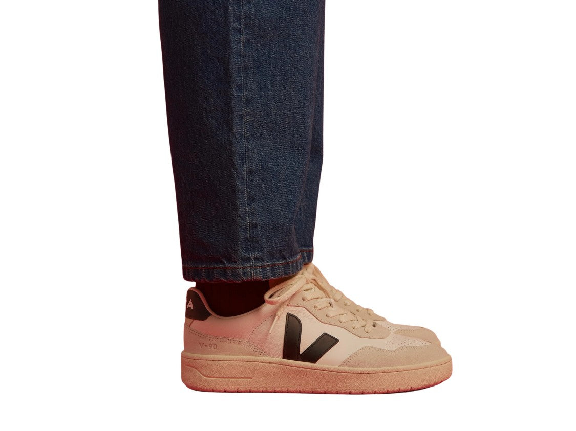 Veja V-90 Low-Top White Sneakers