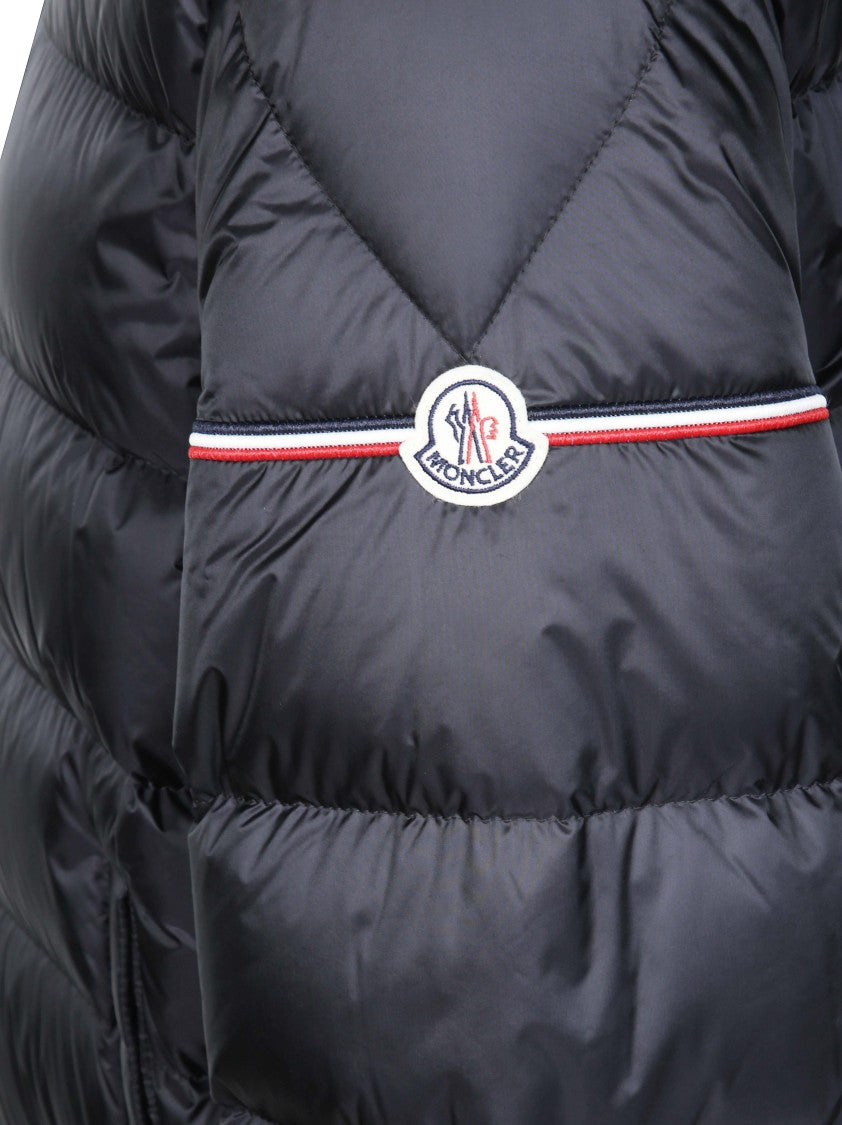 Moncler Ravenlock High Collar Padded Down Jacket