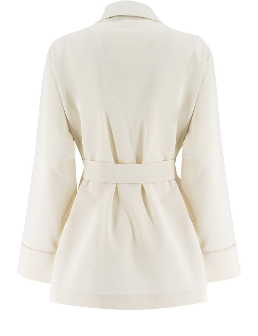 Fabiana Filippi Relaxed Pyjama-Style Jacket With Piping