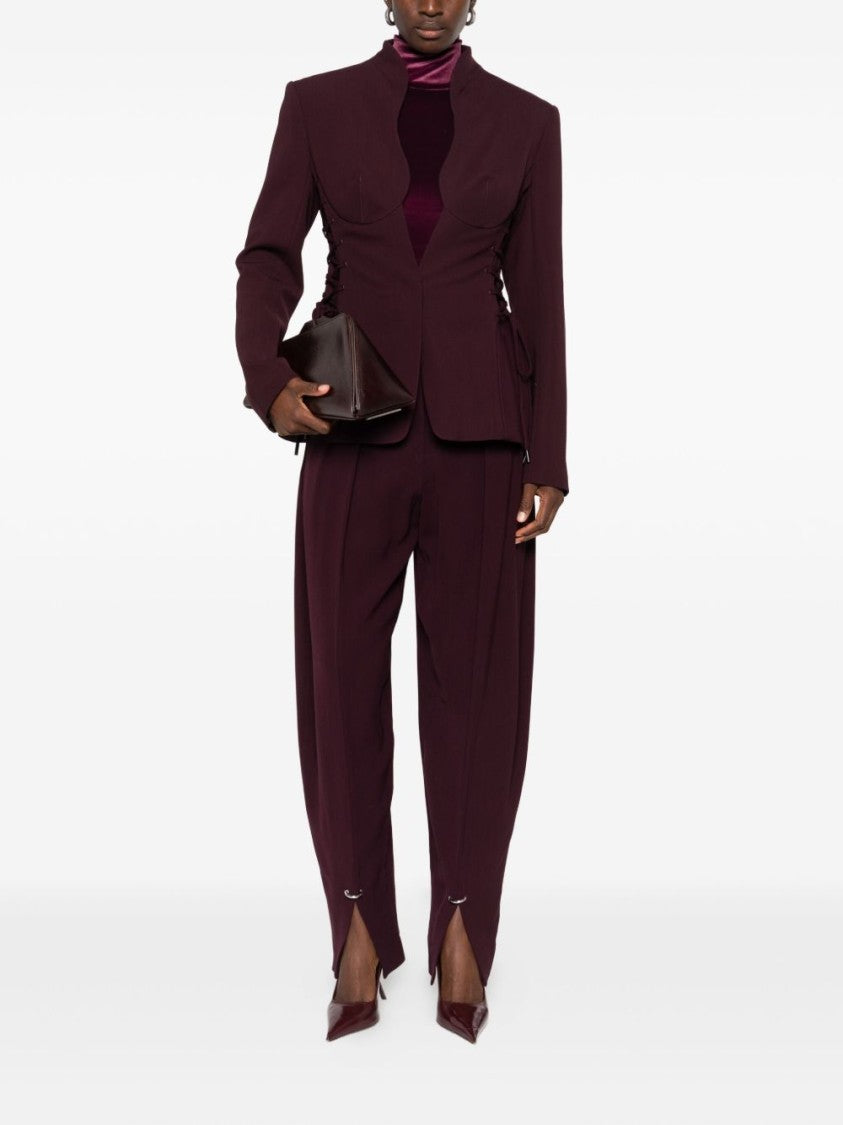 Mugler Pleated Front Trousers
