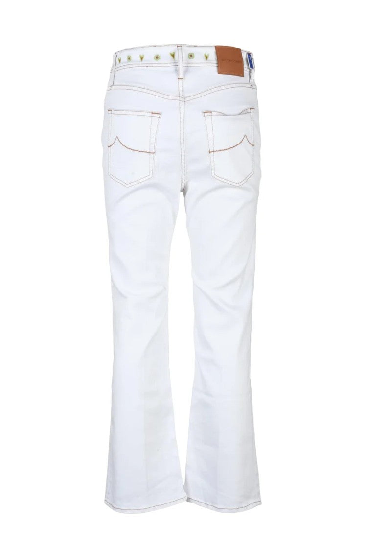 Jacob Cohen Lyocell Cotton Stretch Jeans - White