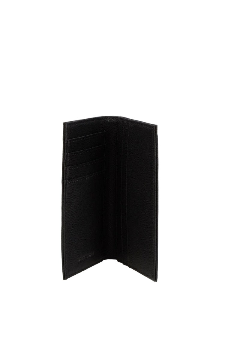 Emporio Armani Saffiano Leather Wallet With Eagle Emblem