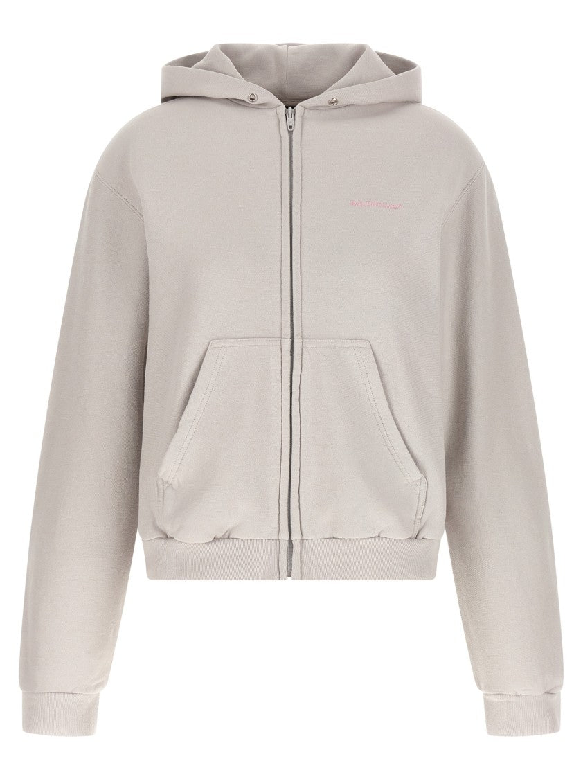 Balenciaga Logo Embroidery Hoodie