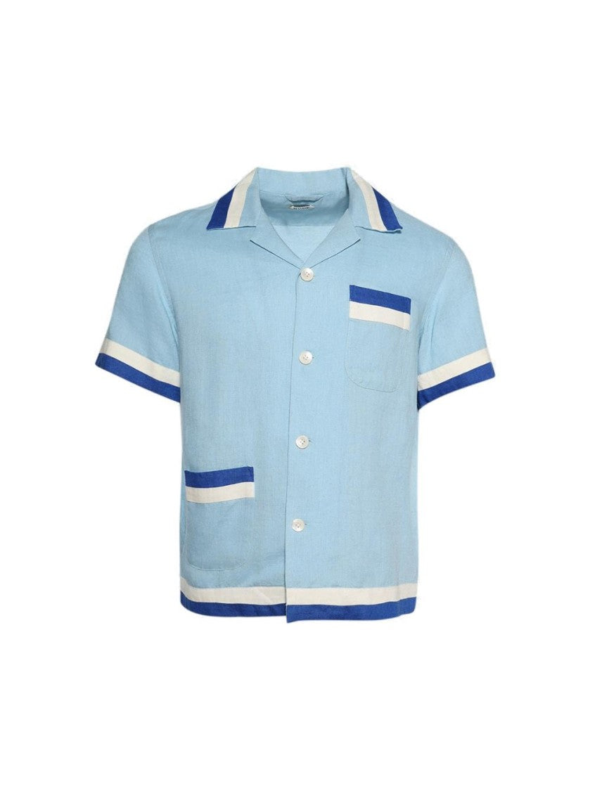 Bode Seedling Stripe Shirt - White