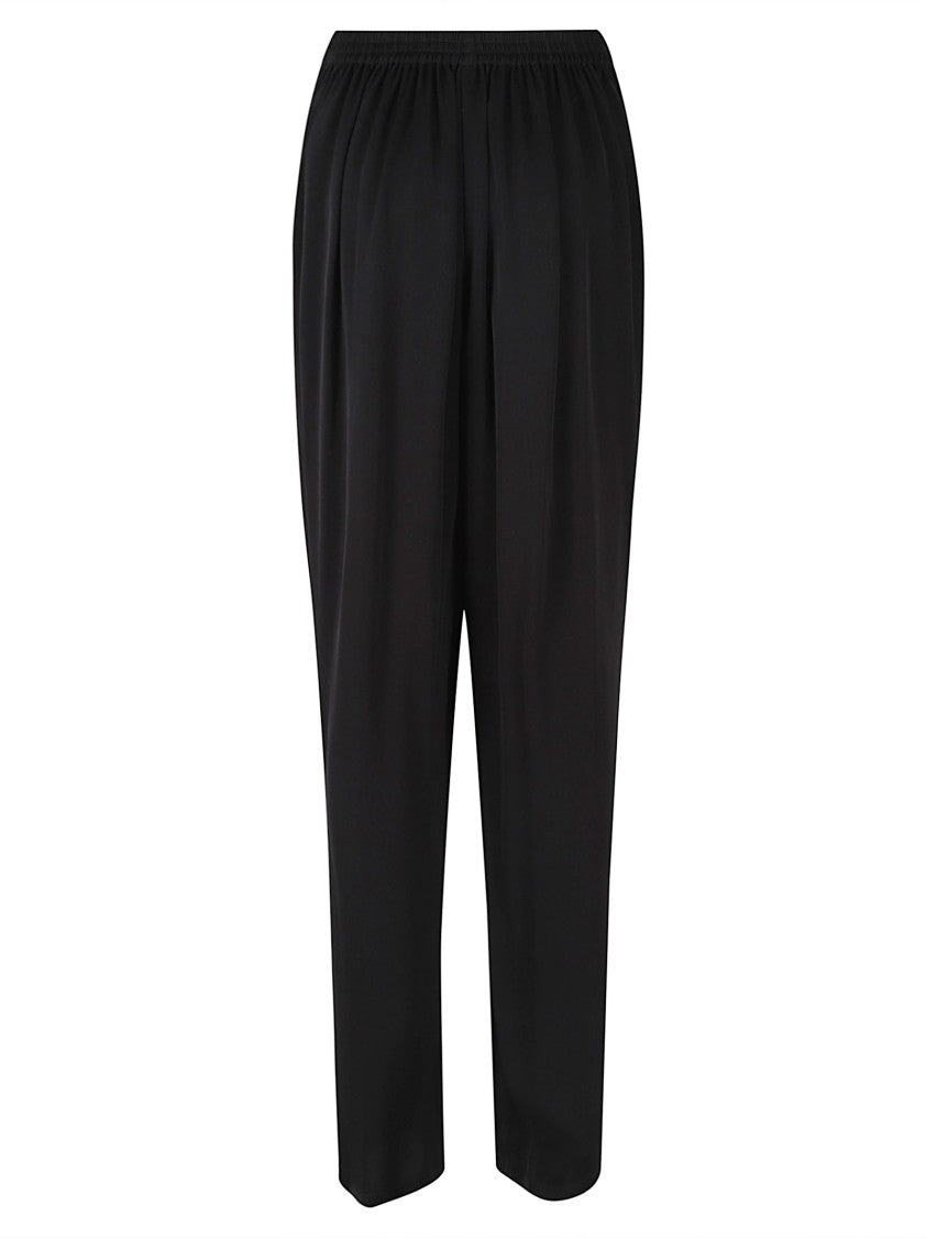 Alaïa Straight-Leg Trousers With Mid-Rise Waist And Horizontal Detailing