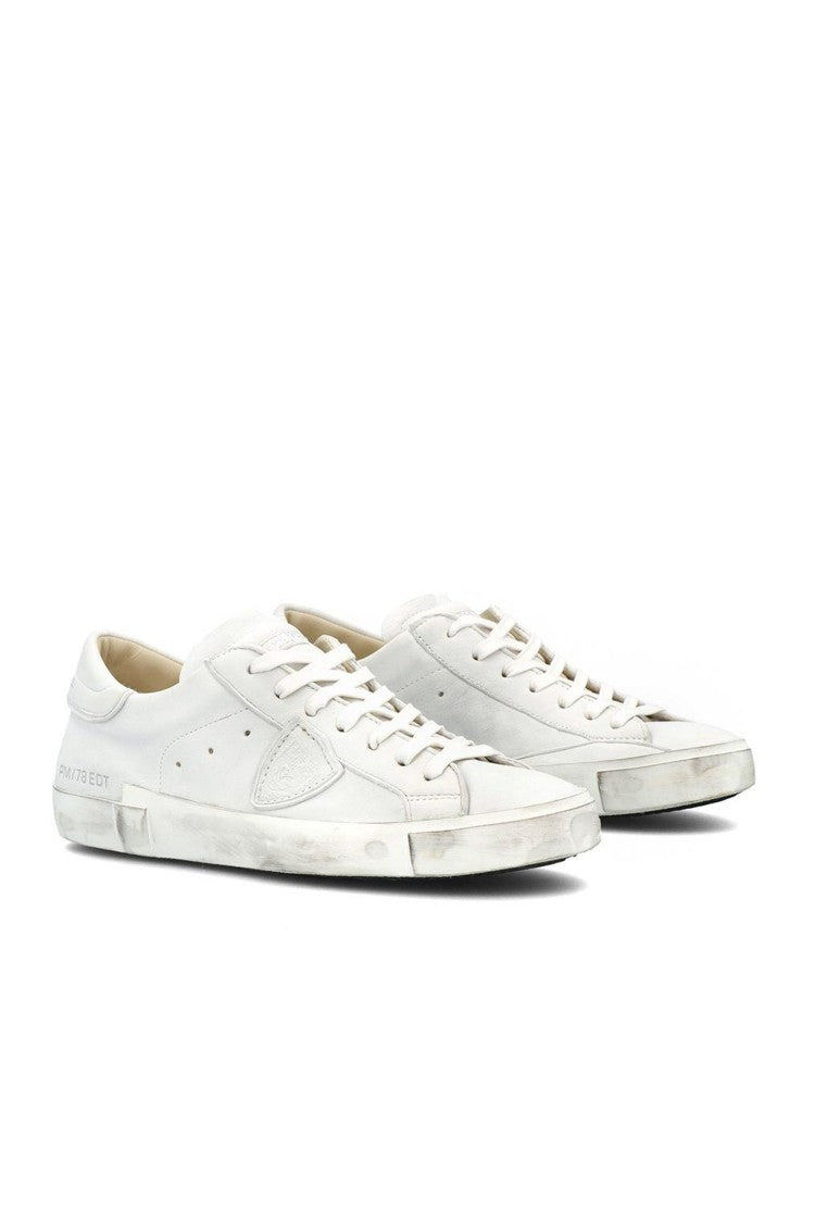 Philippe Model Low Prsx Total White Sneakers